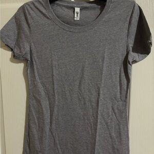 Women's Heather Gray Short Sleeve Crew Tee